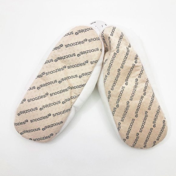 NWT Snoozies Women's The Bride Slippers Non Skid Soles White Small 5/6 - Picture 5 of 6